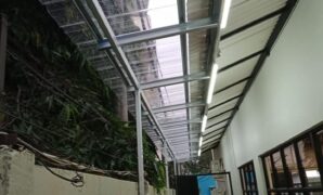 kanopi atap transparan