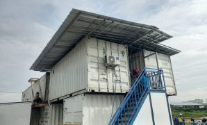 atap container office PT.PP